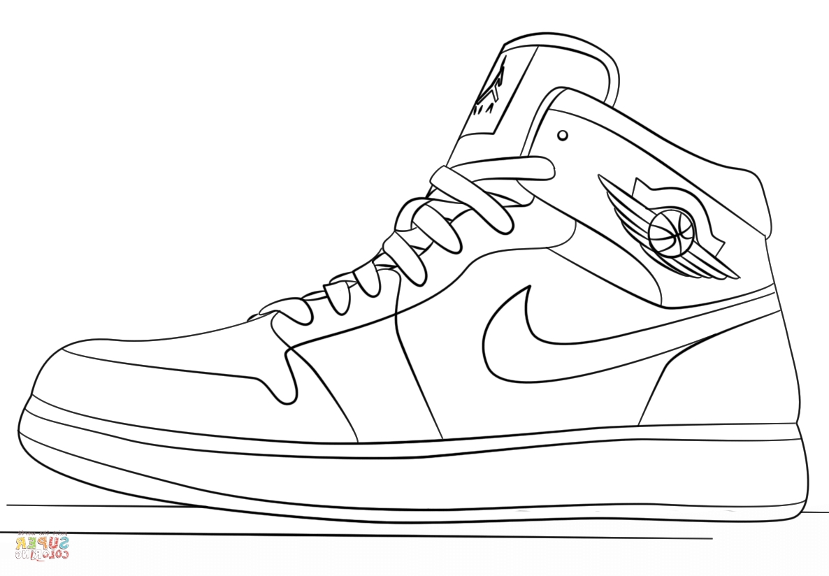 Very Simple Shoes For Kids Coloring Pages - Coloring Cool