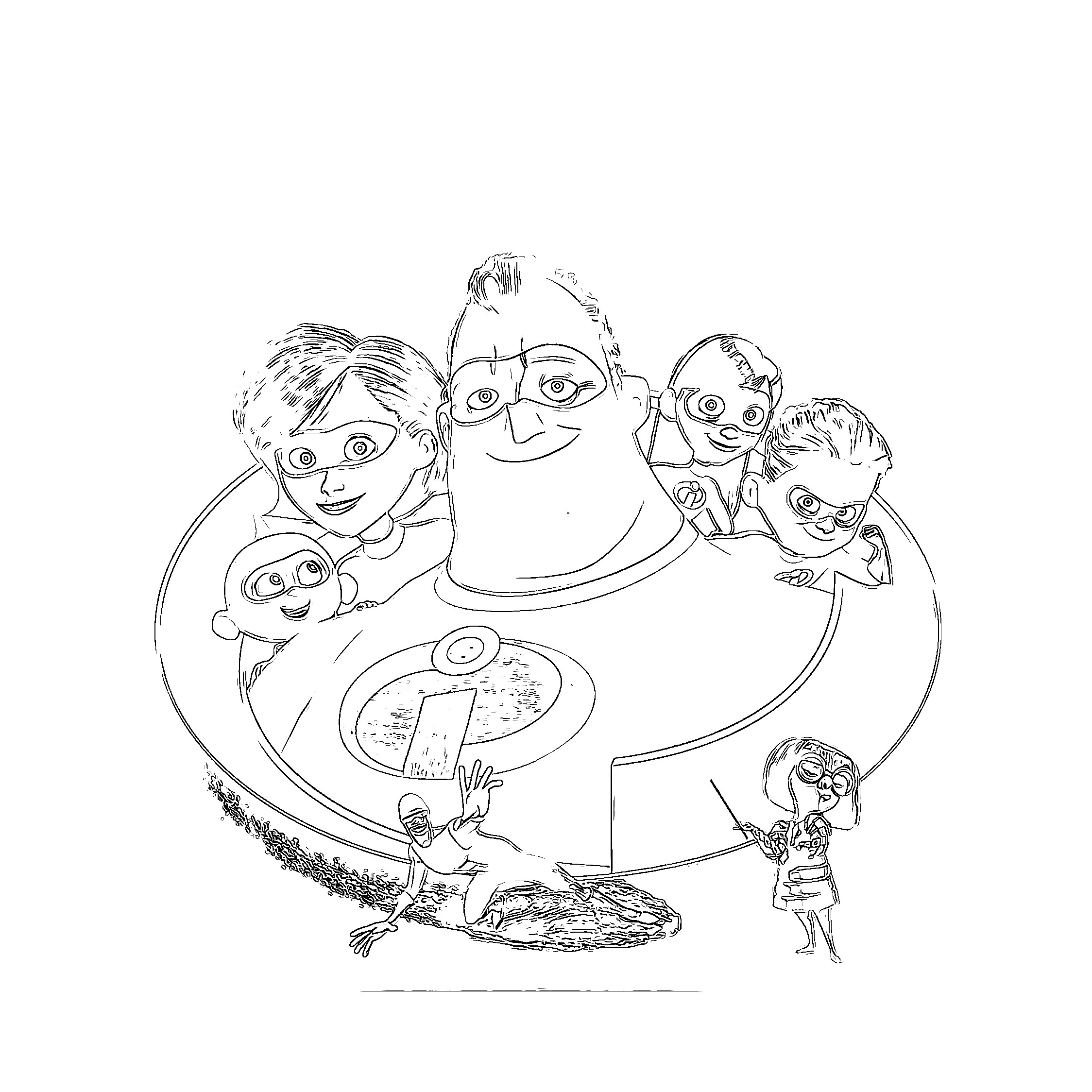 Great Incredibles 2 Coloring pages for the kids - Album on Imgur