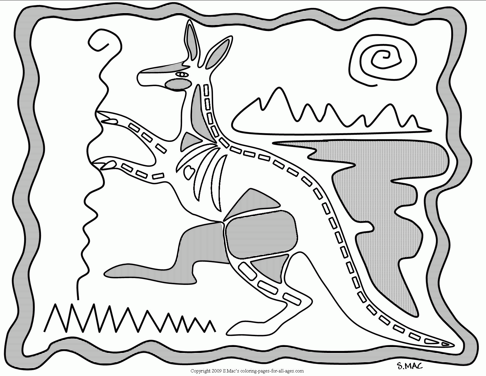 aboriginal art images coloring pages