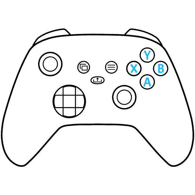 How to Draw an Xbox Controller - Really Easy Drawing Tutorial