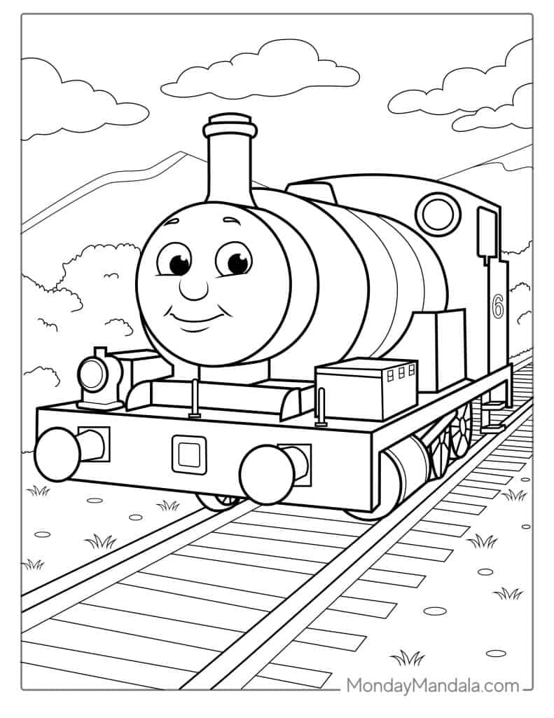 42 Thomas & Friends Coloring Pages (Free PDF Printables)