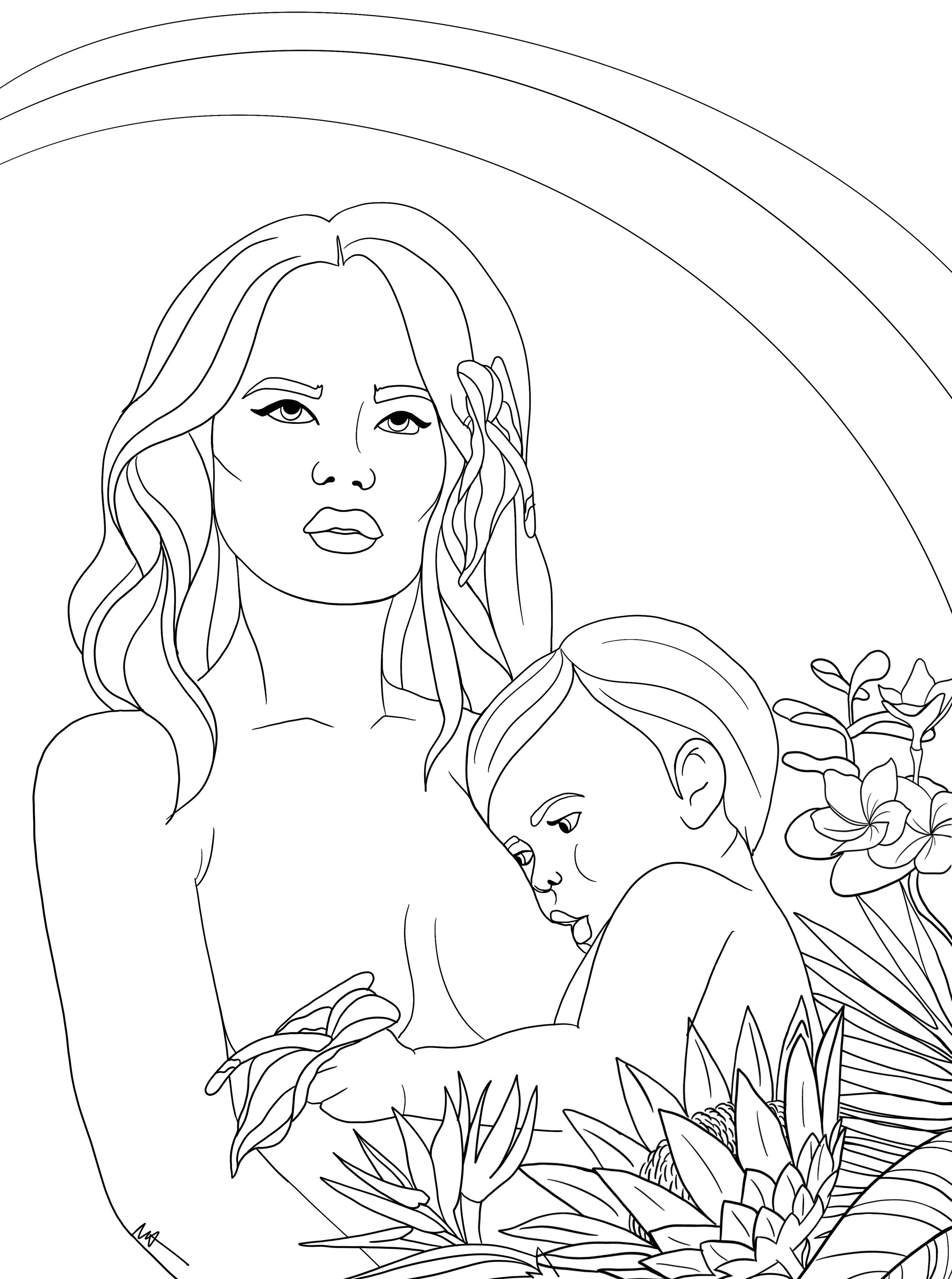 Coloring Pages — Lillemer Breastfeeding Products