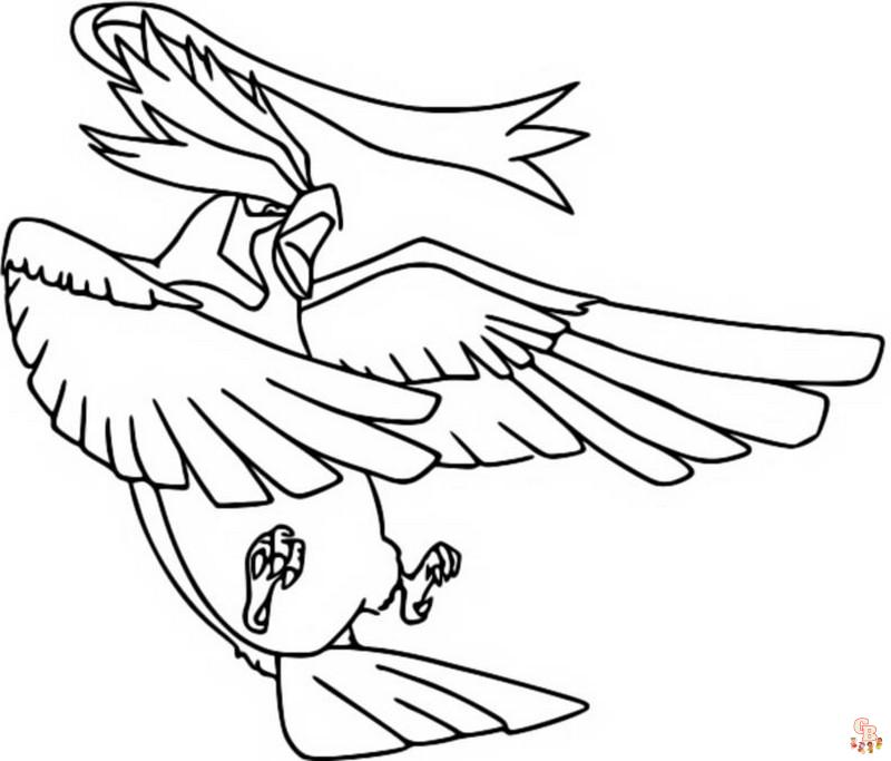Get Creative with Pidgeot Coloring Pages: Free Printable