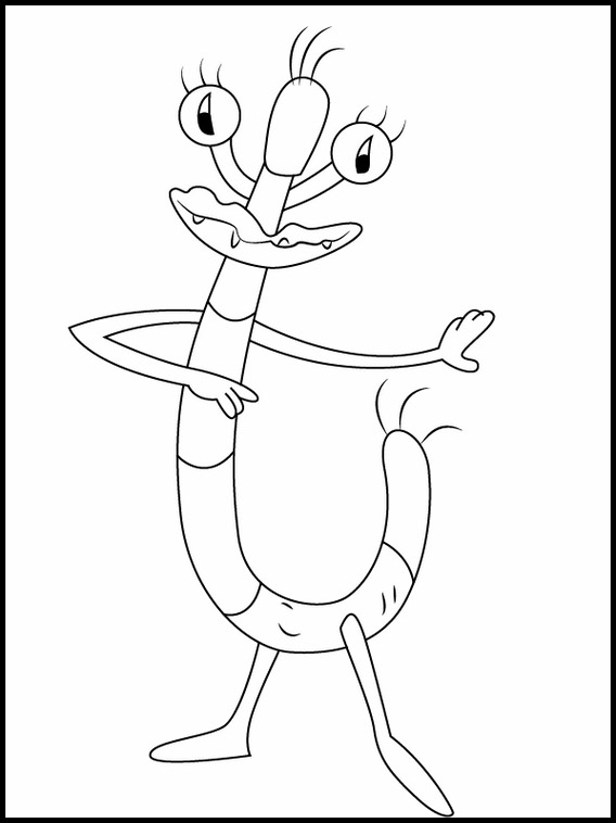 Coloring Pages Aaahh!!! Real Monsters 1