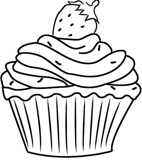 30 Cupcake Coloring Pages - ColoringStar