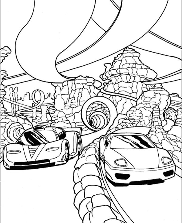 coloring pages | Race cars ...