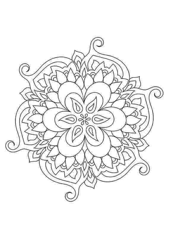 zen art coloring pages adult coloring page a cute dog for ...