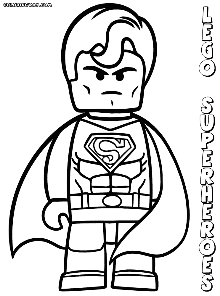 Lego superheroes coloring pages | Coloring pages to download and print