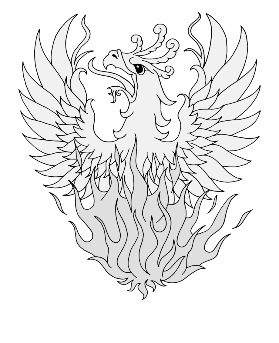 Details, Png - Heraldic Phoenix | Transparent PNG Download #3072921 - Vippng