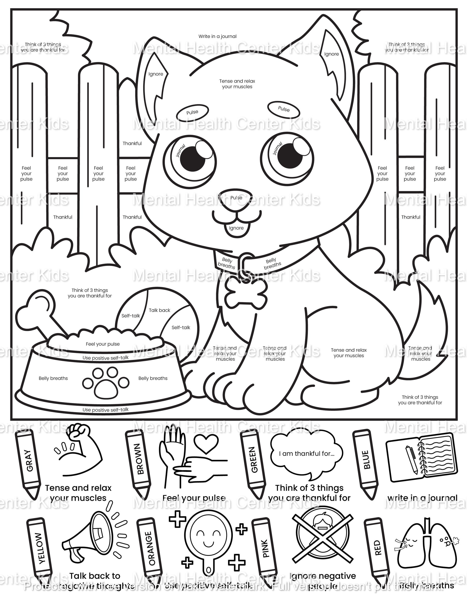Baby Animals Coloring Pages – Mental ...
