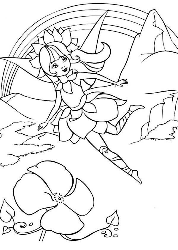 Barbie Fairytopia Coloring Pages Free - Coloring