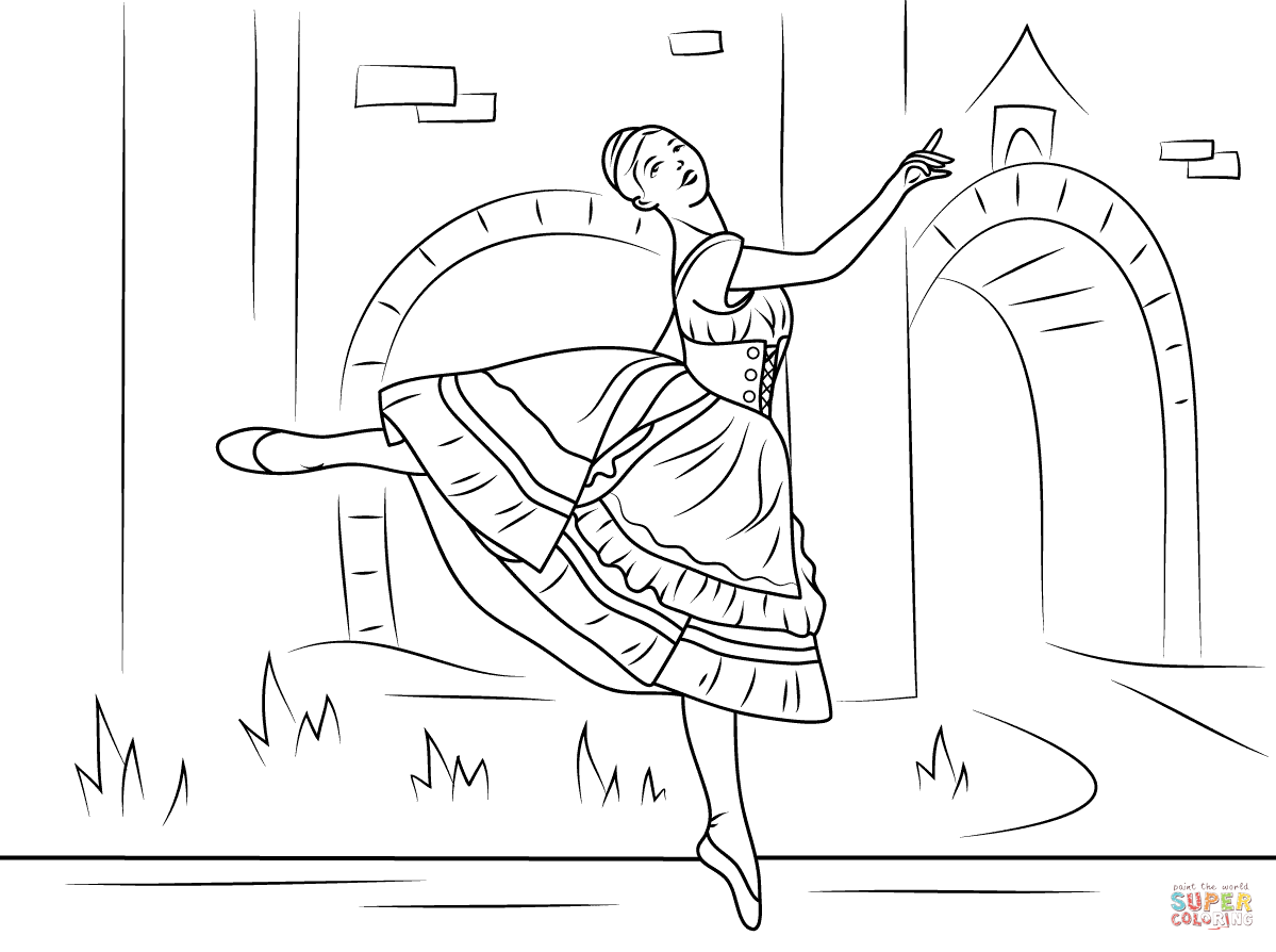 Ballet Position Coloring Pages Printable - Coloring Pages For All Ages