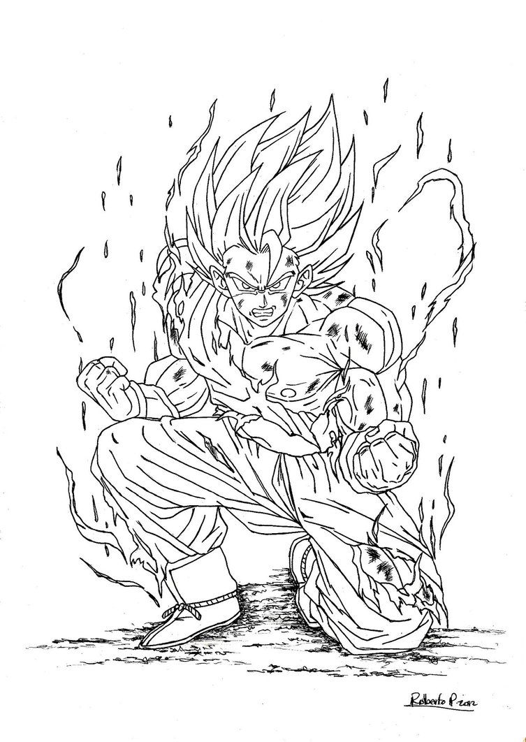 Dragon Ball Z Coloring Pages dragon ball z coloring pages goku ...