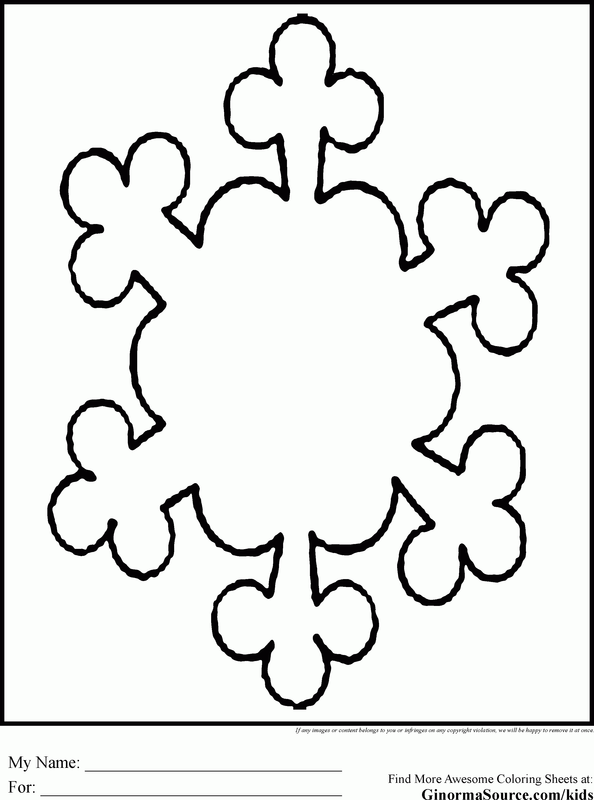Aptitude Free Printable Snowflake Coloring Pages For Kids - Widetheme