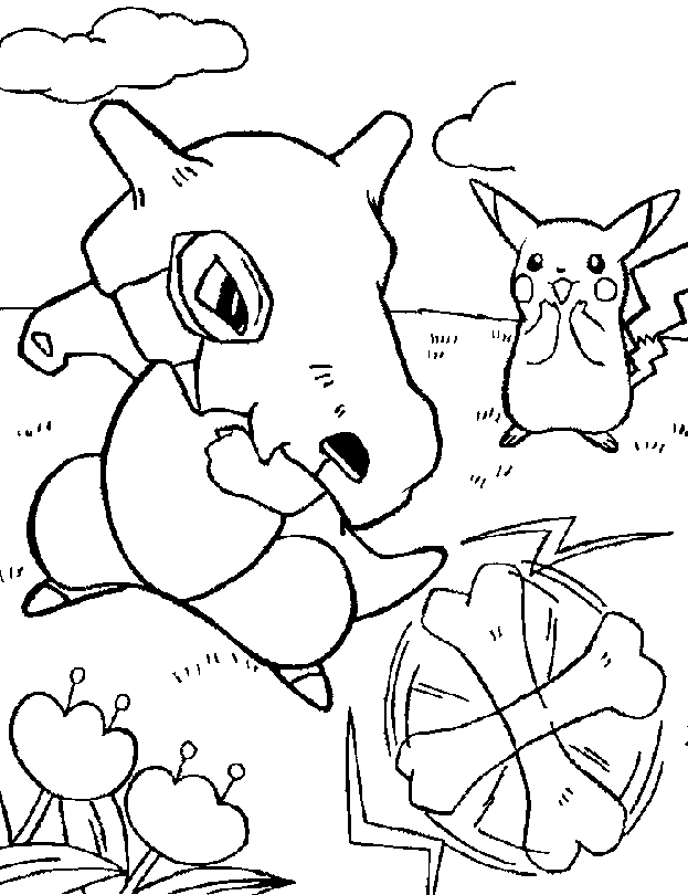 Pix For > Cute Pokemon Pikachu Coloring Pages