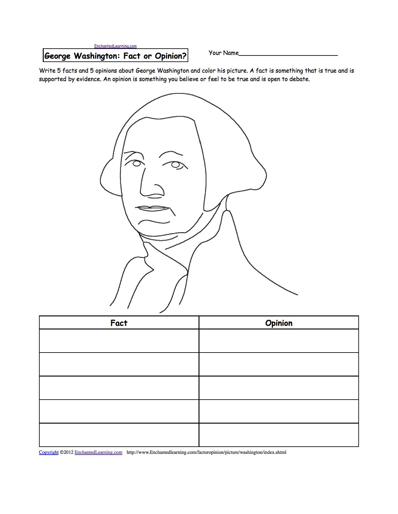 Activities, Worksheets and Crafts for Presidents Day - Enchanted ...