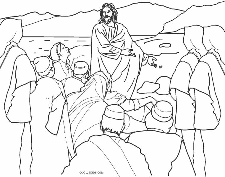 Free Printable Jesus Coloring Pages For Kids | Cool2bKids