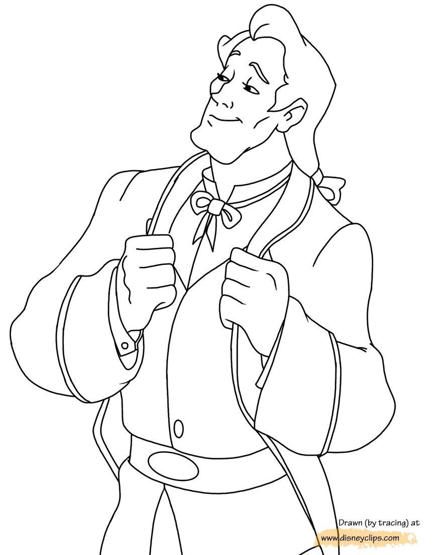 gaston coloring pages – Coloring Online