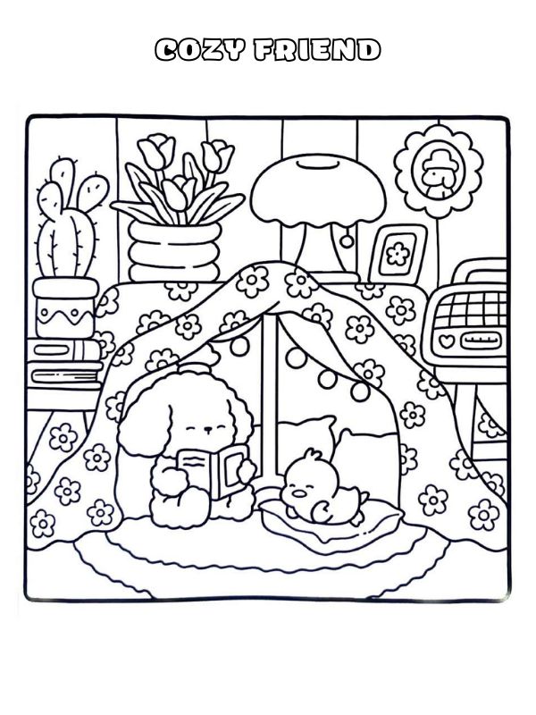 39 Cozy Friend coloring pages (Free ...