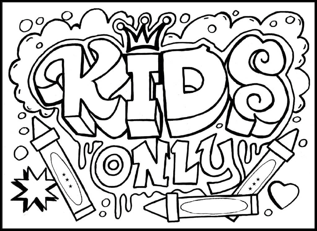 graffiti monster Colouring Pages (page 3)