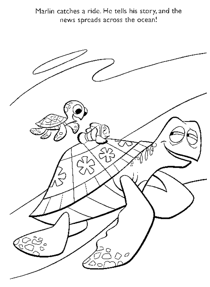 Disney Finding Nemo Coloring Pages #32 | Disney Coloring Pages