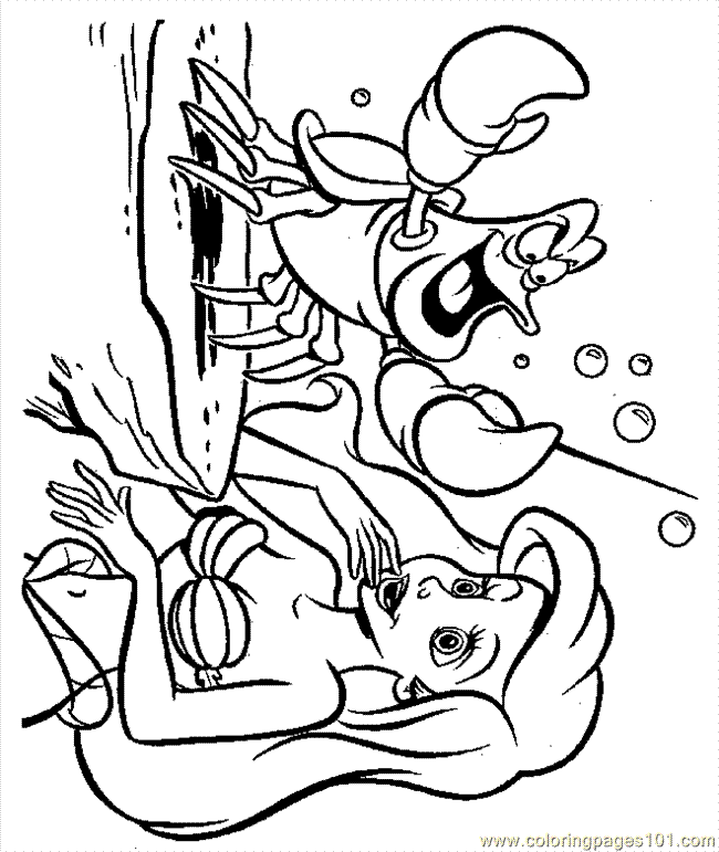 Coloring Pages The Little Mermaid7 (Cartoons > The Little Mermaid 