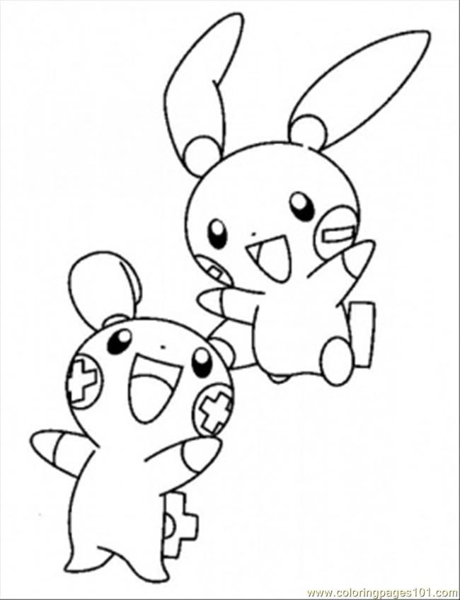 Coloring Pages Pokemon And Taillow (Cartoons > Others) - free 