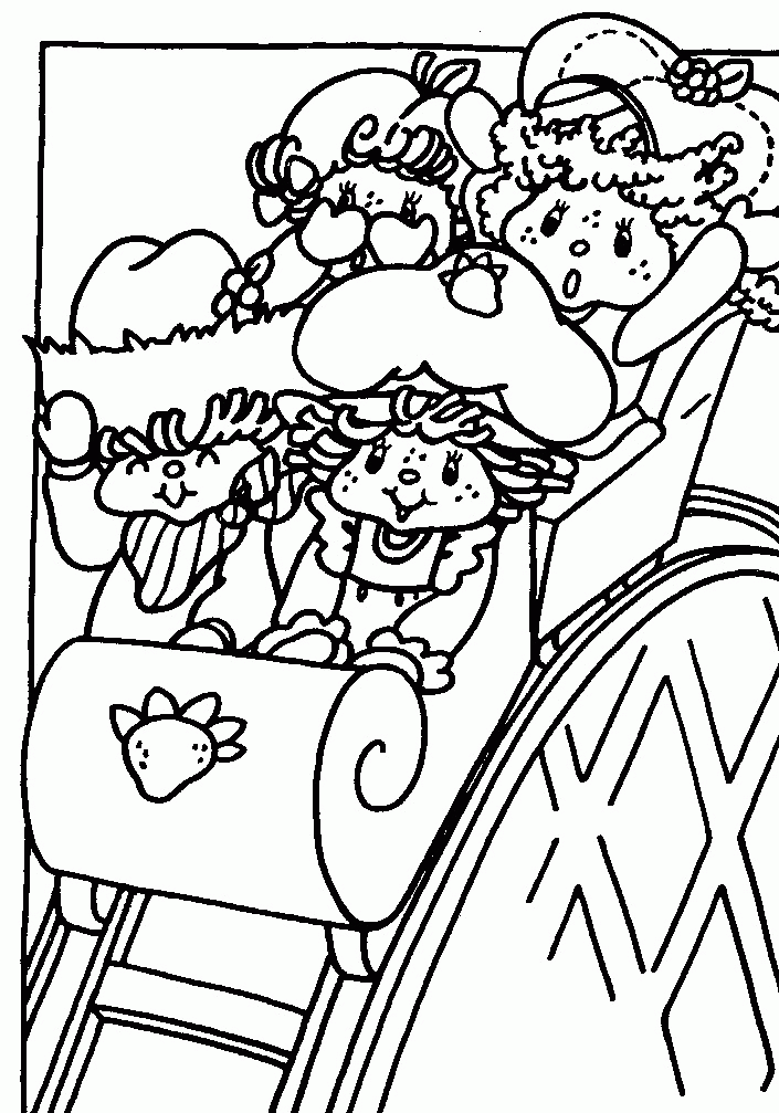 Strawberry Shortcake Coloring Book - Summer Time @ Toy-Addict.com