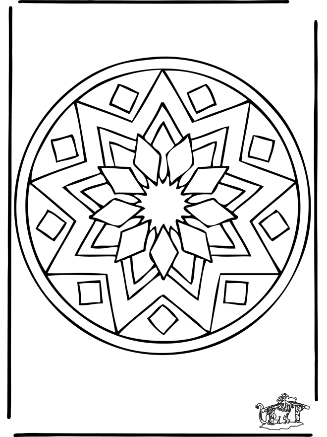 Mandalas Coloring Pages Printable 9 | Free Printable Coloring Pages