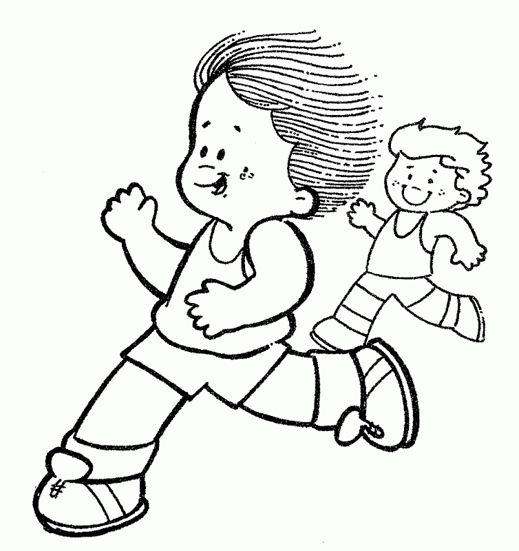 為孩子們的著色頁: marathon - free coloring pages