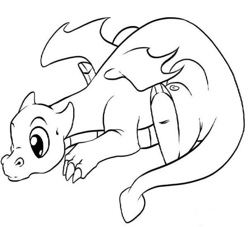 cute-dragon-coloring-pages-52jos538 - HD Printable Coloring Pages