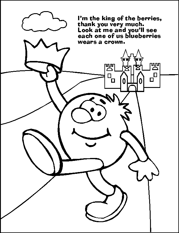 blueberries Colouring Pages (page 3)