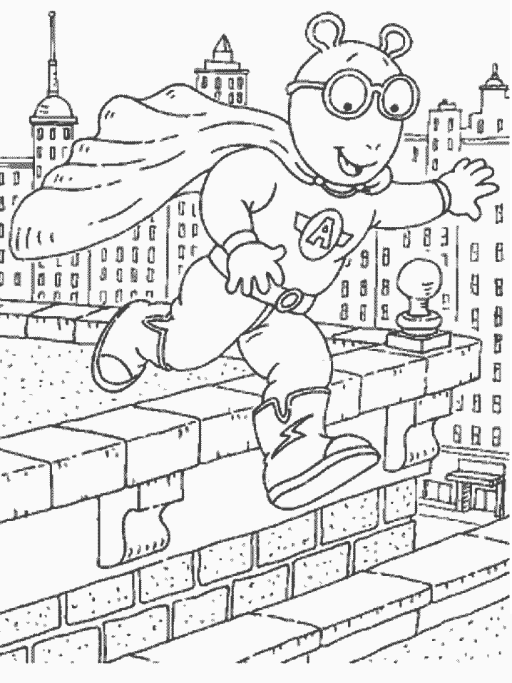 arthur Colouring Pages (page 2)