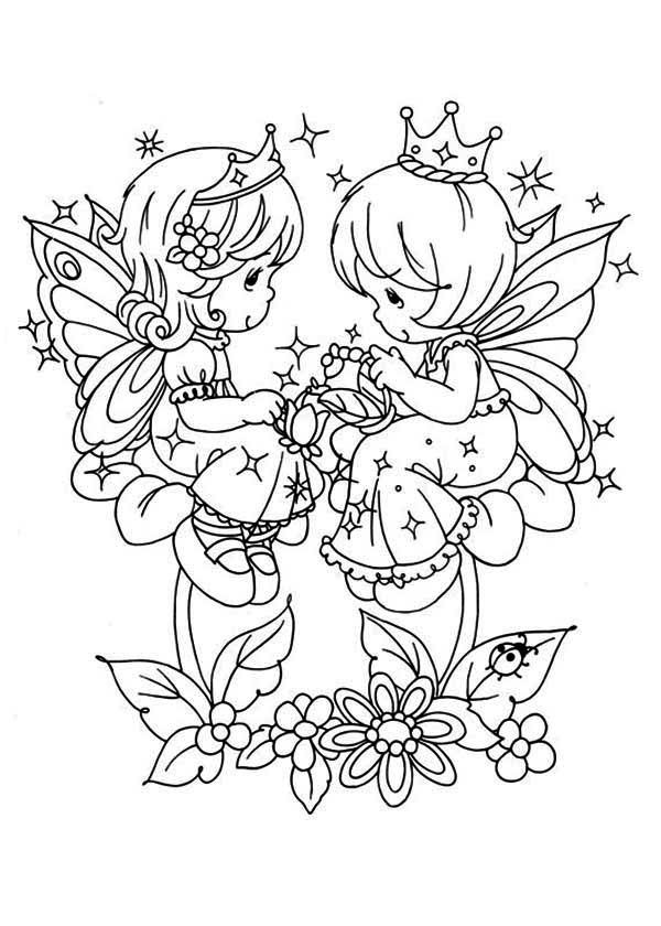Precious Moments Christian Coloring Pages - Coloring Nation
