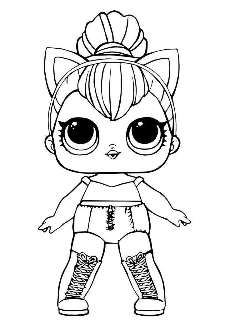 Lol Doll Glam Glitter Coloring Pages - TSgos.com - TSgos.com