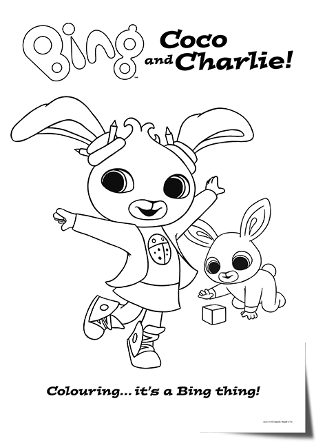 Bing Bunny – Character colouring sheets | Bing bunny, Coloring sheets, Boy  coloring