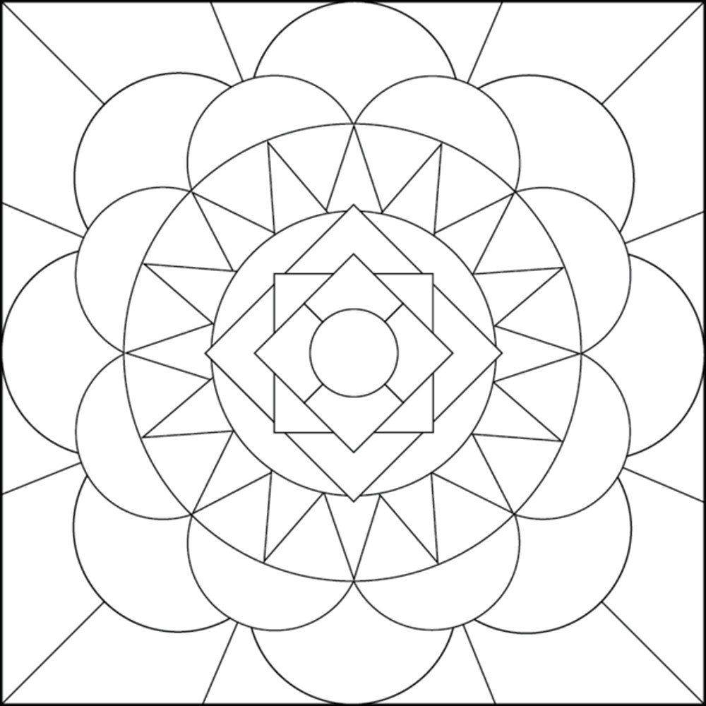 free geometric coloring pages for adults - Printable Kids ...