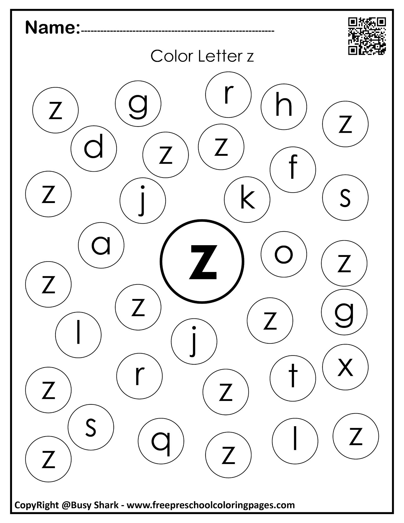 Letter Z 