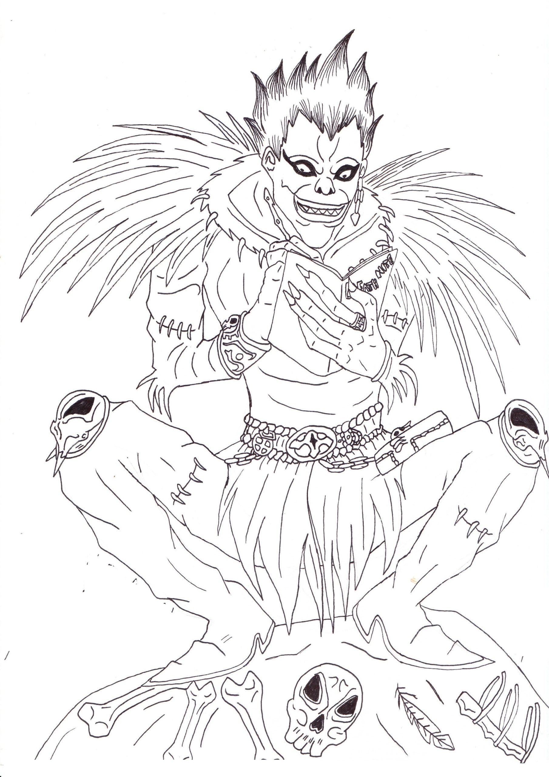 Death Note Coloring Pages | Print Coloring Pages from Anime.