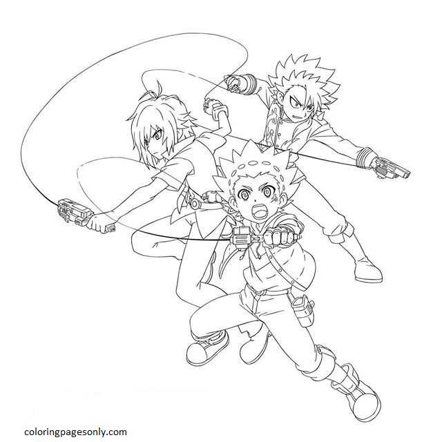 Beyblade Burst 14 Coloring Pages - Beyblade Coloring Pages - Coloring Pages  For Kids And Adults