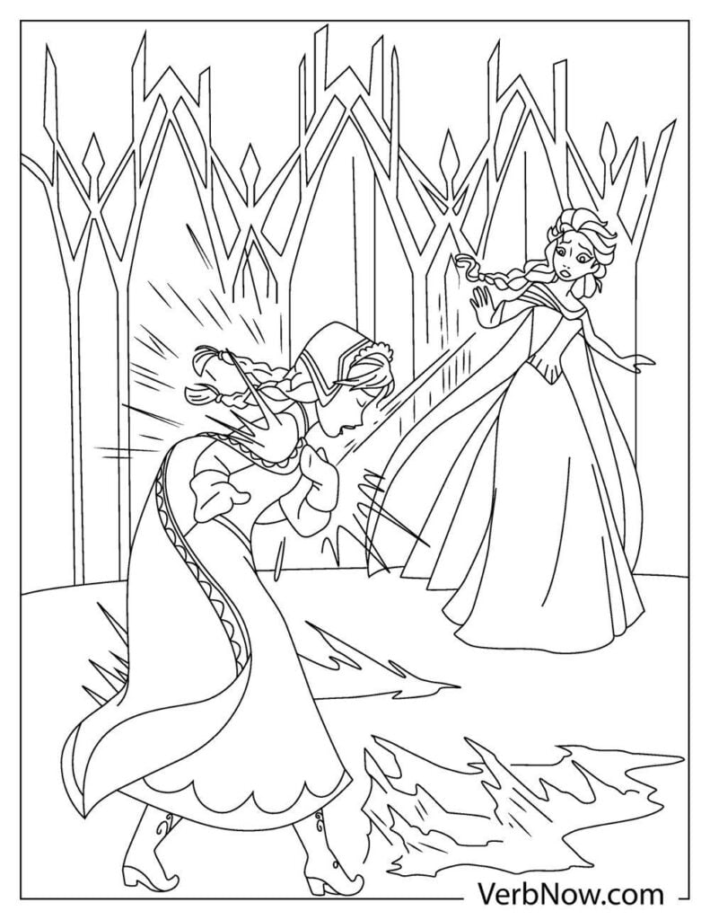 Free ANNA AND ELSA Coloring Pages & Book for Download (Printable PDF) -  VerbNow