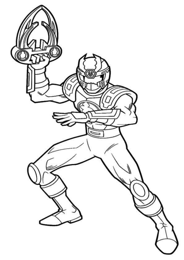 Free & Printable Power Rangers Samurai Lock Coloring Picture, Assignment  Sheets Pictures for Child | Parentune.com