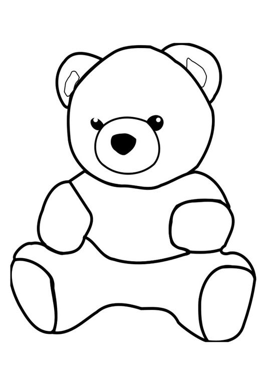Coloring Page bear - free printable coloring pages - Img 26995