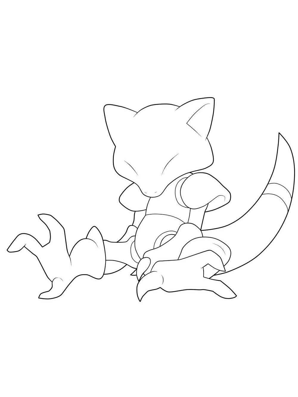 Pokemon Abra coloring pages - Free ...