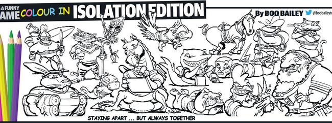 Download your NRL It's a Funny Game Colour-in isolation chart | Daily  Telegraph