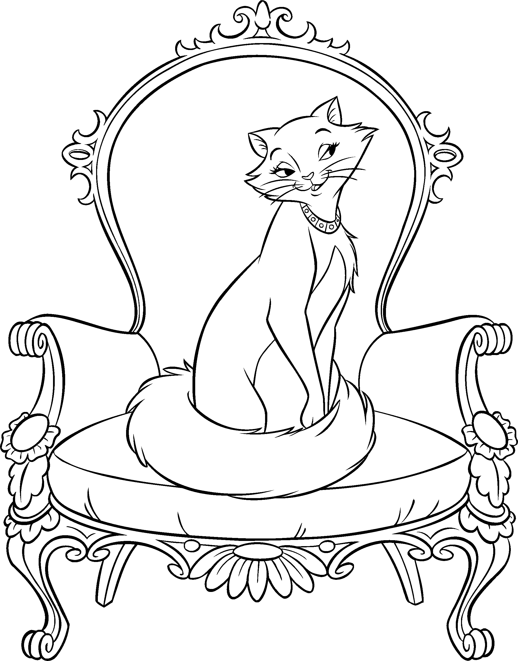 Duchess > Aristocats > Coloring Pages > Disney Printable