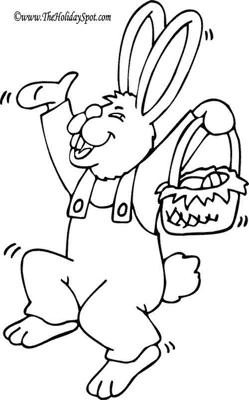 Easter Coloring Pages | Easter Bunny Coloring Pages