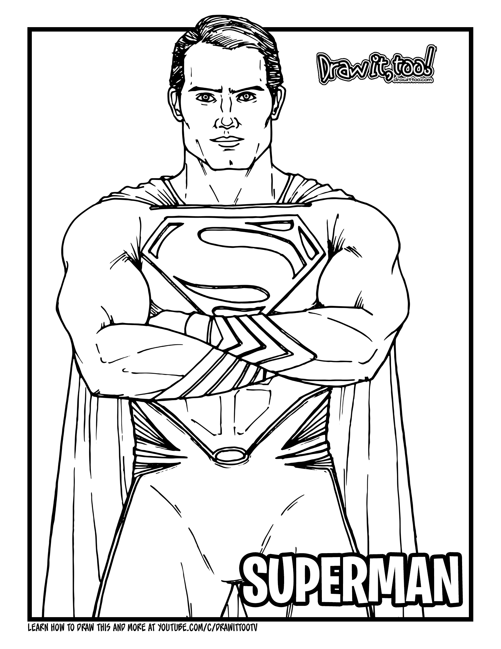 Batman Superman Drawing For Kids - Novocom.top
