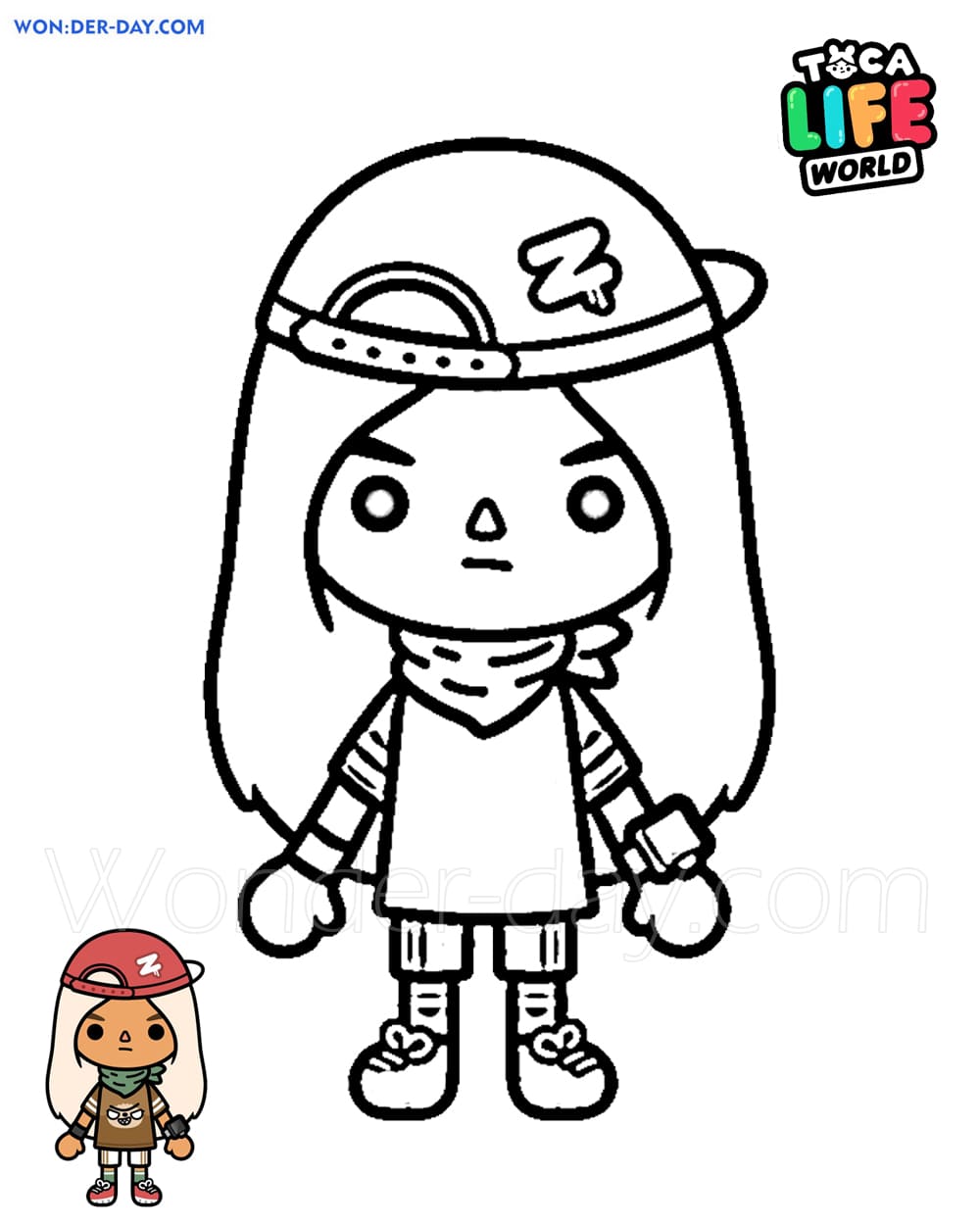 Toca Boca Life coloring pages - Printable coloring pages