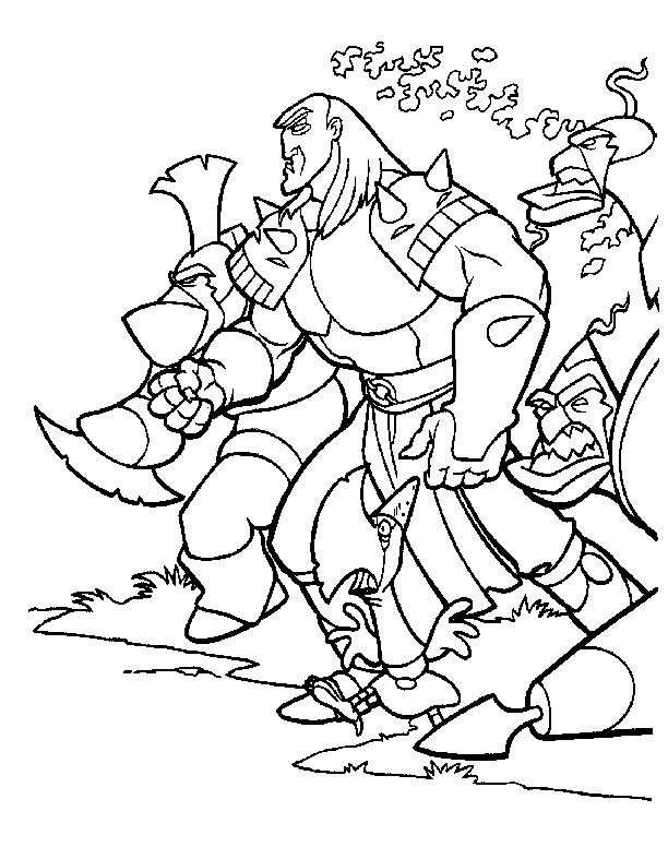Coloring page : Warrior - Coloring.me
